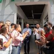 Em março deste ano, Leite inaugurou o novo prédio do Centro da Juventude de Alvorada 