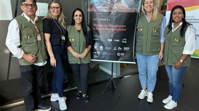 Servidores da SJCDH participaram do evento.