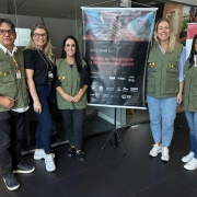 Servidores da SJCDH participaram do evento.